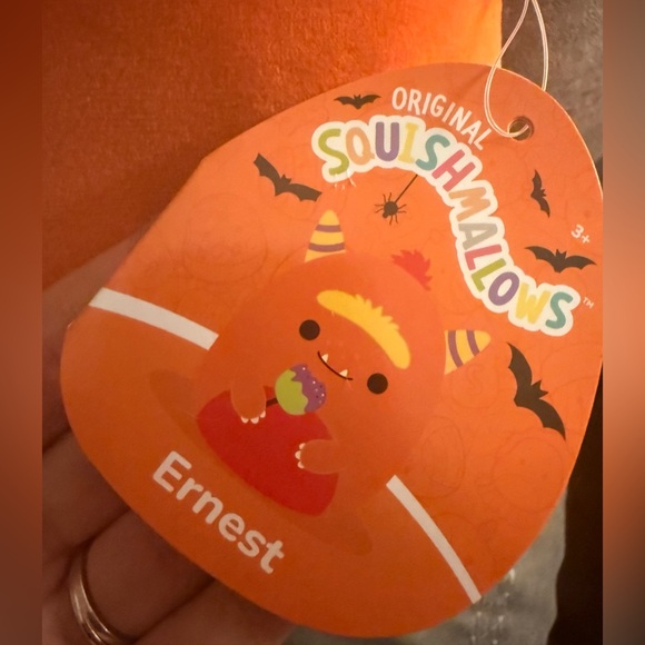 Ernest Squishmallow Monster with Candy Apply Plush Super soft Brand new.12” - Picture 2 of 4